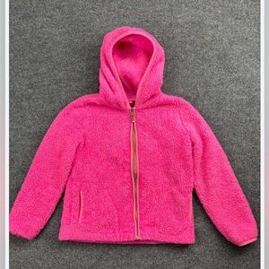 Lilly Pulitzer Cozy Pink Fleece Kids Hoodie